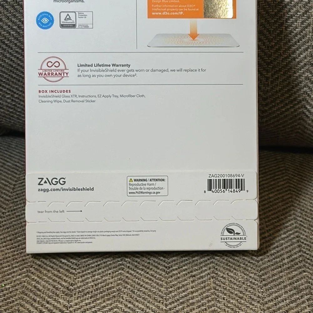 NWT ZAGG Invisible Shield Glass XTR iPhone 13 Pro Max Screen Protector